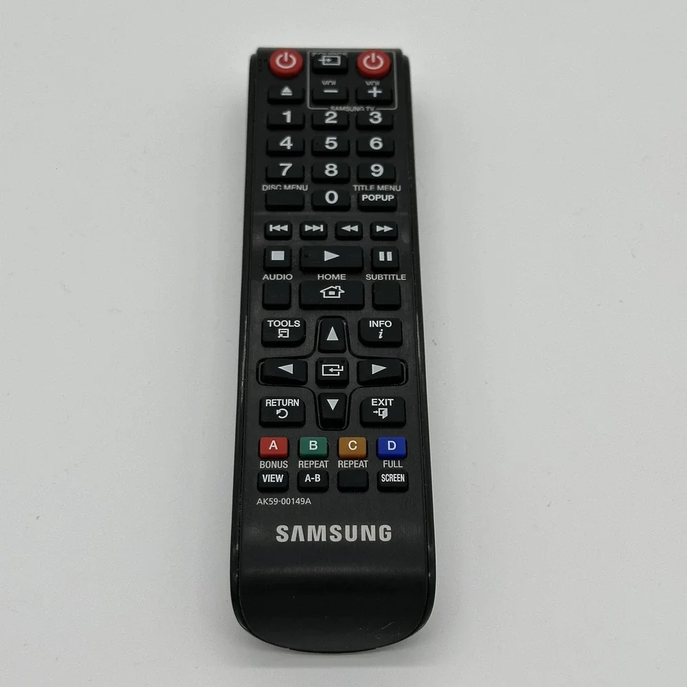 Samsung AK59-00149A Blu-Ray DVD Remote Control‎ Black Wireless OEM Replacement